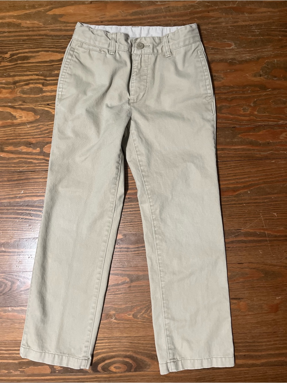 Kid’s Classic Straight Chino Pants - Light Khaki